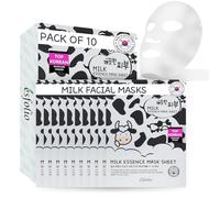 esfolio Pure Haut Essence - Maschera integrale per il viso, per l'idratazione, anti-invecchiamento, 10 pezzi
