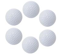 Esforzarse 6 palline da golf Match, 42 mm, morbide palline da golf, per allenamento indoor o outdoor, palline da golf ad alte prestazioni, colore bianco