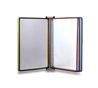 ESGT Espositore a Libro per Poster in Formato A4 Montato a Parete con 5 Pannelli E 10 Tasche per Display