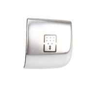 Eshgtuo Interruttore alzacristallo elettrico Per Benz W222 Classe S 2014-2019 Copertura Pulsante Dell'interruttore Controllo Lunotto Posteriore Interni Argento 2229051505(No. 8)