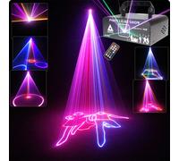 ESHINY 1W 2W RGB animazione Laser Light Disco DJ proiettore Beam Stage DMX Dance Bar Party Christmas Effect Decoration Show G22RN7