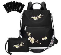 Eshow Zaino Antifurto Da Donna, Zainetto Multifunzionale, Borsa Casual ed Moda per Viaggio, Scuola, Lavoro, Shopping, Visite e Università