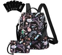 Eshow Zaino Da Donna Antifurto, Zainetto Multifunzionale, Borsa Casual ed Moda per Viaggio, Scuola, Lavoro, Shopping, Visite e Università
