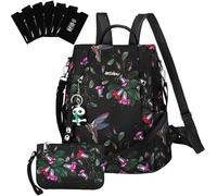Eshow Zaino Da Donna Antifurto, Zainetto Multifunzionale, Borsa Casual ed Moda per Viaggio, Scuola, Lavoro, Shopping, Visite e Università