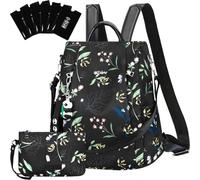 Eshow Zaino Da Donna Antifurto, Zainetto Multifunzionale, Borsa Casual ed Moda per Viaggio, Scuola, Lavoro, Shopping, Visite e Università