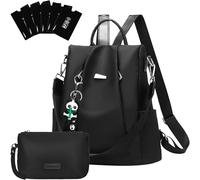 Eshow Zaino Da Donna Antifurto, Zainetto Multifunzionale, Borsa Casual ed Moda per Viaggio, Scuola, Lavoro, Shopping, Visite e Università