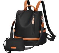 Eshow Zaino Donna Antifurto con Borsetta Inclusa, Zainetto Casual 3 in 1, Borsa Zaini per Viaggio Scuola Lavoro Shopping e Università