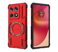 ESHUYI Cover Magnetica per Motorola Signature/Edge 70 Ultra, Compatibile con MagSafe, Custodia Antiurto Grado Militare con Angoli Airbag, Dissipazione Calore, Ibrida TPU+PC, Rosso