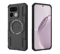 ESHUYI Cover Magnetica per Realme 16 Pro, Compatibile con MagSafe, Custodia Antiurto Grado Militare con Angoli Airbag, Dissipazione Calore, Ibrida TPU+PC, Nero