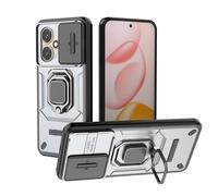 ESHUYI Cover per Honor 400 5G con Custodia per Fotocamera Scorrevole e Supporto ad Anello [Custodia Paraurti Compatibile con Supporto Magnetico per Auto], Grigio