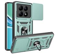 ESHUYI Cover per vivo X300 con Custodia per Fotocamera Scorrevole e Supporto ad Anello [Custodia Paraurti Compatibile con Supporto Magnetico per Auto], Verde