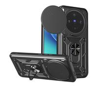 ESHUYI Cover per vivo X300 con Custodia per Fotocamera Scorrevole e Supporto ad Anello [Custodia Paraurti Compatibile con Supporto Magnetico per Auto], Nero
