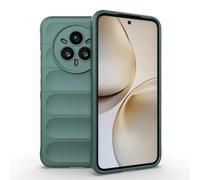 ESHUYI® Cover Silicone Liquido per Realme 14 Pro Plus(Pro+) con Protezione Anti-Germi e Fodera in Microfibra, Custodia in Silicone a Antiurto, Verde