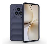 ESHUYI® Cover Silicone Liquido per Realme 14 Pro Plus(Pro+) con Protezione Anti-Germi e Fodera in Microfibra, Custodia in Silicone a Antiurto, Blu scuro