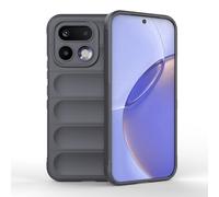 ESHUYI Cover Silicone Liquido per Realme 16 Pro con Protezione Anti-Germi e Fodera in Microfibra, Custodia in Silicone a Antiurto, Grigio scuro