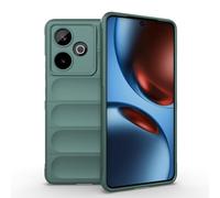 ESHUYI Cover Silicone Liquido per Realme GT 7T 5G/Realme GT 7 5G con Protezione Anti-Germi e Fodera in Microfibra, Custodia in Silicone a Antiurto, Verde