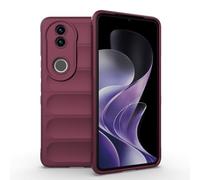 ESHUYI Cover Silicone Liquido per vivo V50 5G con Protezione Anti-Germi e Fodera in Microfibra, Custodia in Silicone a Antiurto, Viola scuro