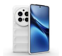 ESHUYI® Cover Silicone Liquido per vivo X200 Pro con Protezione Anti-Germi e Fodera in Microfibra, Custodia in Silicone a Antiurto, Bianco