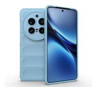 ESHUYI® Cover Silicone Liquido per vivo X200 Pro con Protezione Anti-Germi e Fodera in Microfibra, Custodia in Silicone a Antiurto, Azzurro