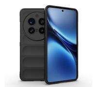 ESHUYI® Cover Silicone Liquido per vivo X200 Pro con Protezione Anti-Germi e Fodera in Microfibra, Custodia in Silicone a Antiurto, Nero