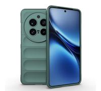 ESHUYI® Cover Silicone Liquido per vivo X200 Pro con Protezione Anti-Germi e Fodera in Microfibra, Custodia in Silicone a Antiurto, Verde