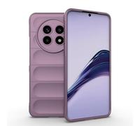 ESHUYI® Custodia Silicone Liquido per Realme 13 Pro 5G/Realme 13 Pro+ 5G con Protezione Anti-Germi e Fodera in Microfibra, Cover in Silicone a Antiurto 360°, Viola chiaro