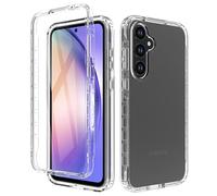 ESHUYI® Trasparente Cover per Samsung Galaxy A56 5G/Galaxy A36 5G Custodia in silicone a Antiurto 360° con Protezione per lo Schermo Integrata, Caso Protettivo Antineve e Antipolvere, Trasparente