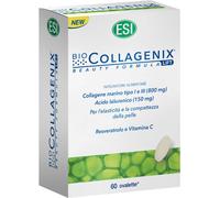 ESI Integratore alimentare antiage Collagene marino e acido ialuronico Senza glutine 60 ovalette