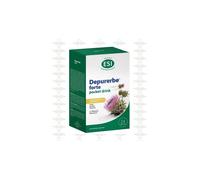 ESI - Depurerbe Forte Pocket Drink, Integratore Alimentare a Base di Cardo Mariano, Tarassaco e Carciofo, Aiuta l'Organismo a Eliminare le Tossine Accumulate, Gusto Limone, 24 Pocket Drink