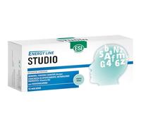 ESI - Energy Line Studio, Integratore Alimentare a Base di Pappa Reale, Vitamina B6 e Glutammina, Favorisce la Memoria e le Funzionalità Cognitive, Gusto Fragola, Senza Glutine e Vegano, 12 Mini Drink