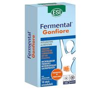 ESI, Fermental Gonfiore, Integratore Alimentare per il Gonfiore Addominale, a Base di Probiotici e Finocchio, Favorisce l'Equilibrio della Flora Intestinale, Senza Glutine, 10 Stick Orosolubili