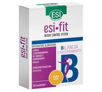 Esi Fit B Bilancia Assorbimento Azione Urto 24 Ovalette - Integratore Alimentare Assorbimento Grassi