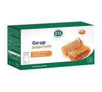 ESI - Go Up Pappa Reale 1000, Integratore Alimentare con Vitamine A, E, B, Magnesio e Potassio, Favorisce il Metabolismo Cellulare, Gusto Fragola, Senza Glutine e Vegetariano, 10 Flaconcini