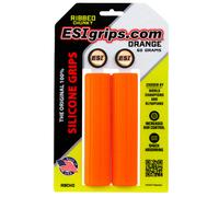 ESI Grips MTB Ribbati Spessi In Silicone Arancione