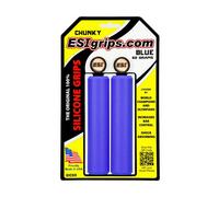 ESI Grosso Silicone Manubrio Grips 130mm Blu Mountain Hybrid Piatto Barra Strada