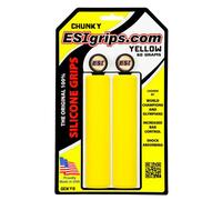 ESI Grosso Silicone Manubrio Grips Giallo 130mm Mountain Hybrid Piatto BAR Road