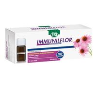ESI Immuniflor, Integratore Alimentare a Base di Fermenti Lattici e Vitamina C, Favorisce le Difese Immunitarie Contro i Malanni Tipici della Stagione Invernale, Senza Glutine, 12 Mini Drink.