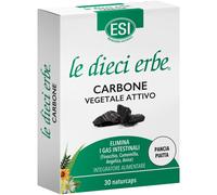 ESI - Le Dieci Erbe Carbone Vegetale Attivo, Integratore Alimentare con Estratti