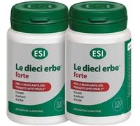 Esi Le Dieci Erbe + Forte BIPACCO Integratore Per il Transito Intestinale 2x100 Ovalette