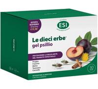 Esi Le Dieci Erbe Gel Psillio 30 Bustine Integratore Regolarità Intestinale