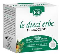 Esi le dieci erbe microclismi con estratti naturali 6 pezzi