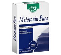 ESI Integratore Melatonina Pura – Favorisce il sonno, Senza glutine, Vegan, 60 microtavolette