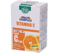 ESI - Multicomplex Vitamina C Pura, Integratore Alimentare Massimo Dosaggio, Supporta il Funzionamento del Sistema Immunitario, Gusto Agrumi, Senza Glutine e Vegan, 20 Bustine