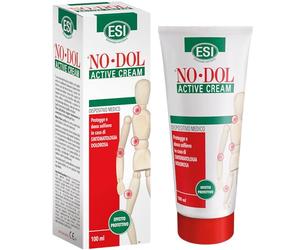 ESI - No-Dol Active Cream, Crema a Base di Artiglio del Diavolo, Arnica, Aloe Vera e Glucosamina, Allevia Fastidio e Rigidità Articolare, Clinicamente Testato, Senza Parabeni, 100 ml