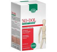 ESI - No-Dol, Integratore Alimentare a Base di Glucosamina, con Artiglio del Diavolo e Aloe Vera, per la Funzionalità Articolare, Gusto Mela Rossa, Senza Glutine, 16 Pocket Drink