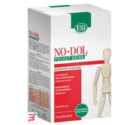 ESI - No-Dol, Integratore Alimentare a Base di Glucosamina, con Artiglio del Diavolo e Aloe Vera, per la Funzionalità Articolare, Gusto Mela Rossa, Senza Glutine, 16 Pocket Drink