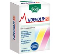 ESI - Normolip 5, Integratore Alimentare a Base di Riso Rosso Fermentato e Caigu