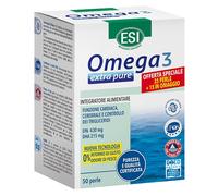 ESI Omega 3 - Extra Pure Integratore Naturale Omega 3 e Vitamina E, 35 + 15 perle