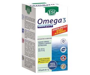 ESI OMEGA 3 Extra Pure 80 perle + 40 IN OMAGGIO SPEDIZIONE GRATIS