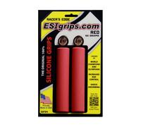 ESI Racers Edge Silicone Manubrio Grips Rosso MTB Mountain Mtn XC Am 29er